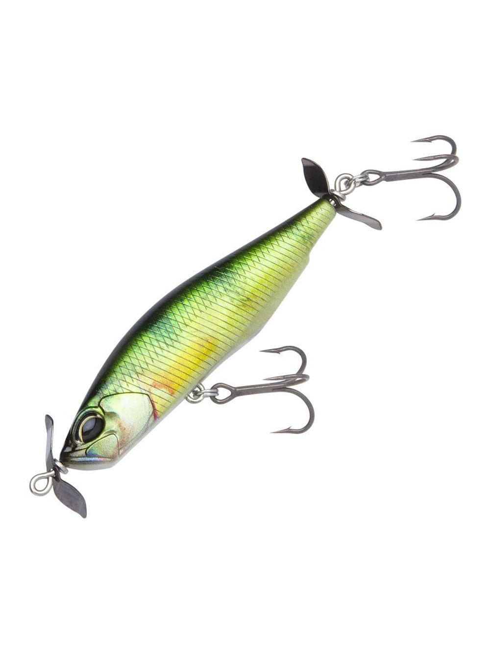 Воблер DUO Realis Spinbait 80, ACC3083 American Shad, 80 мм, 9,5 г, тонущий, проппер