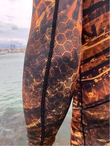 Гидрокостюм из лайкры Epsealon Rash Camo Brown Lycra