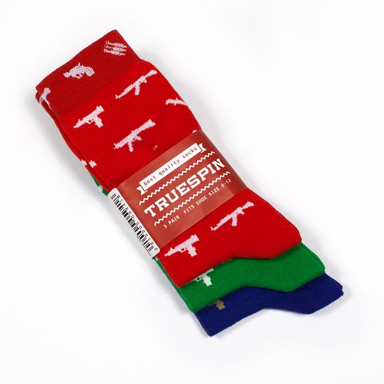 Носки TRUESPIN Оружие Red