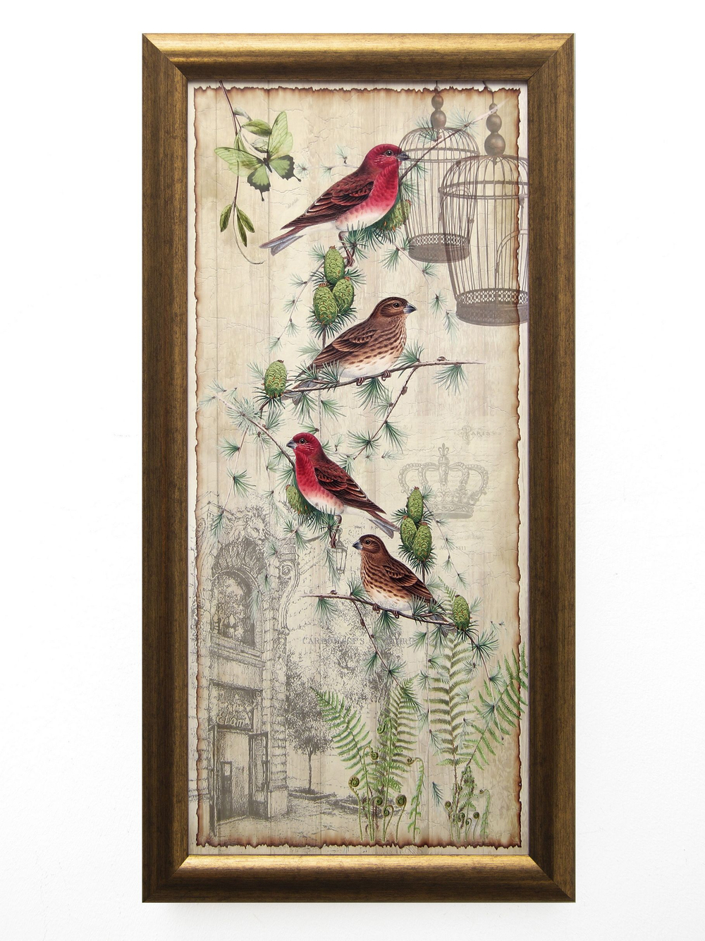 Картины на стену для интерьера в раме набор 2 шт