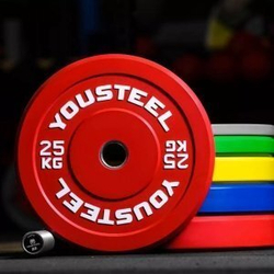 Диск каучуковый 25 кг, красный