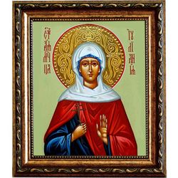 Иулиания Россонская мученица. Икона на холсте.