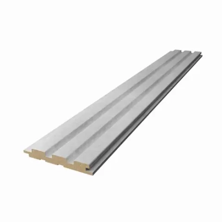 Стеновая реечная панель Альберо, Бетон Светлый, 120*16*2750 мм