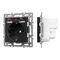 Механизм розетки с USB зарядкой SCT-MUAA-PL-BK (250V, 16A) Arlight 043734