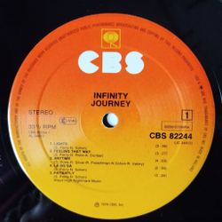 Винтажная виниловая пластинка LP Journey Infinity (Holland 1978)