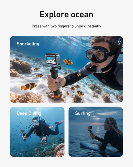 Подводный защитный кейс / Аквабокс Telesin для DJI Osmo Action 6