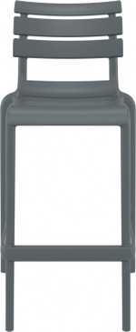 Стул пластиковый барный Siesta Contract Helen Bar 75, темно-серый