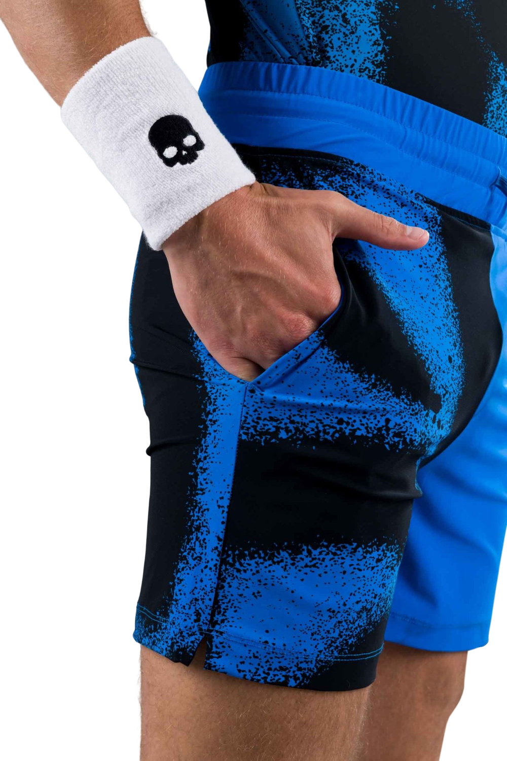Мужские шорты теннисные Hydrogen Spray Tech Shorts Man - blue