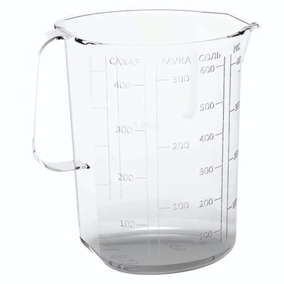 КРУЖКА МЕРНАЯ 0,5Л (Бесцветный)
