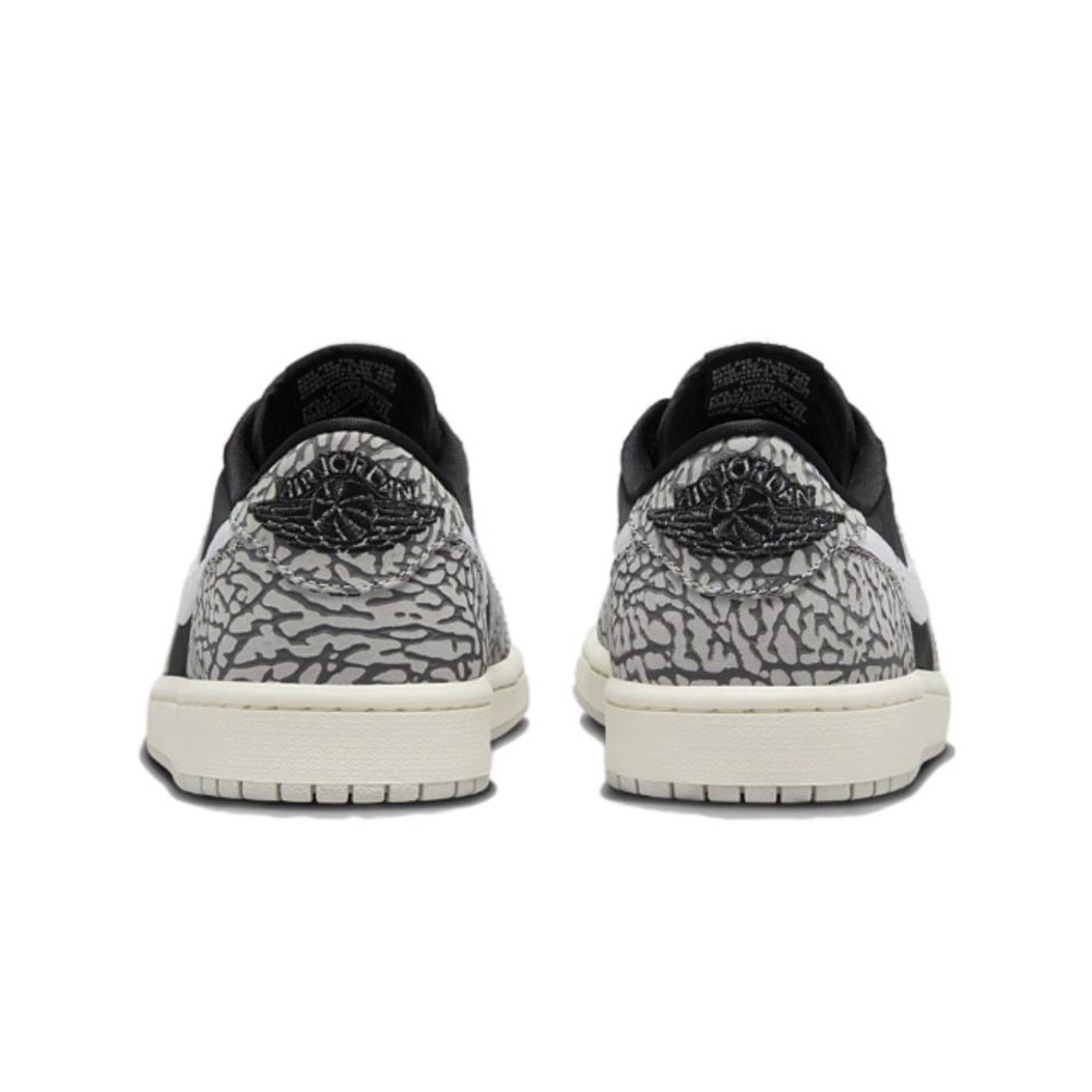 Кроссовки Air Jordan 1 Retro Low Black Cement