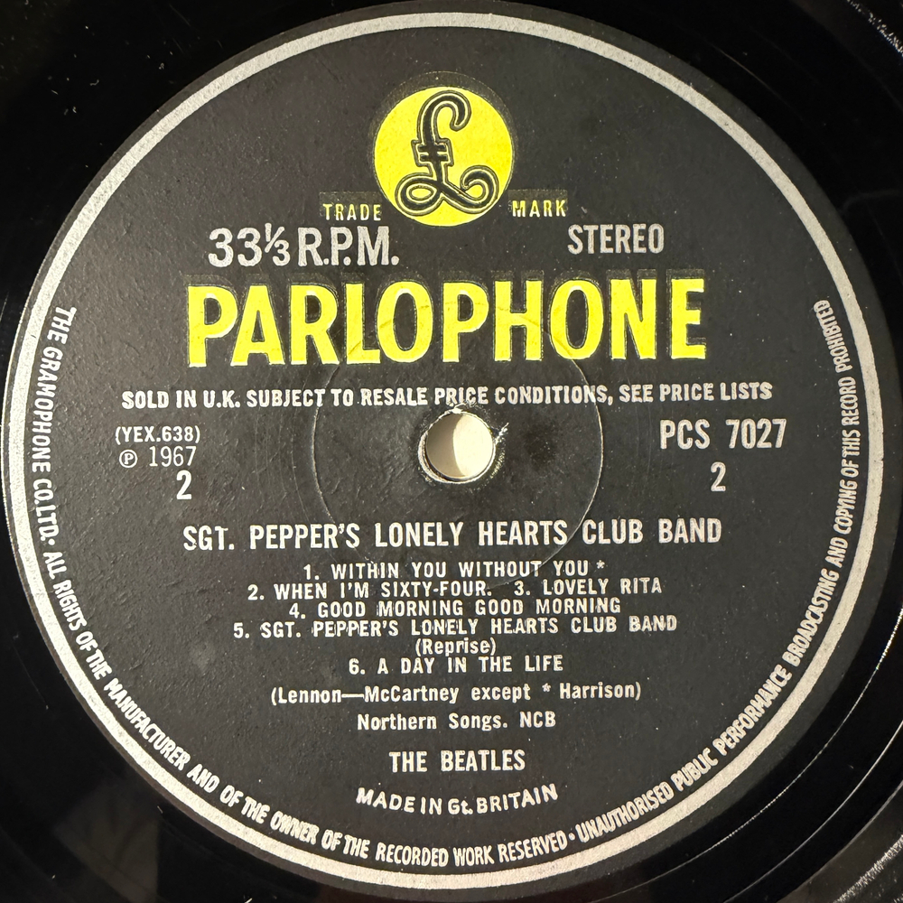 The Beatles - Sgt. Pepper's Lonely Hearts Club Band (Англия 1967г.)