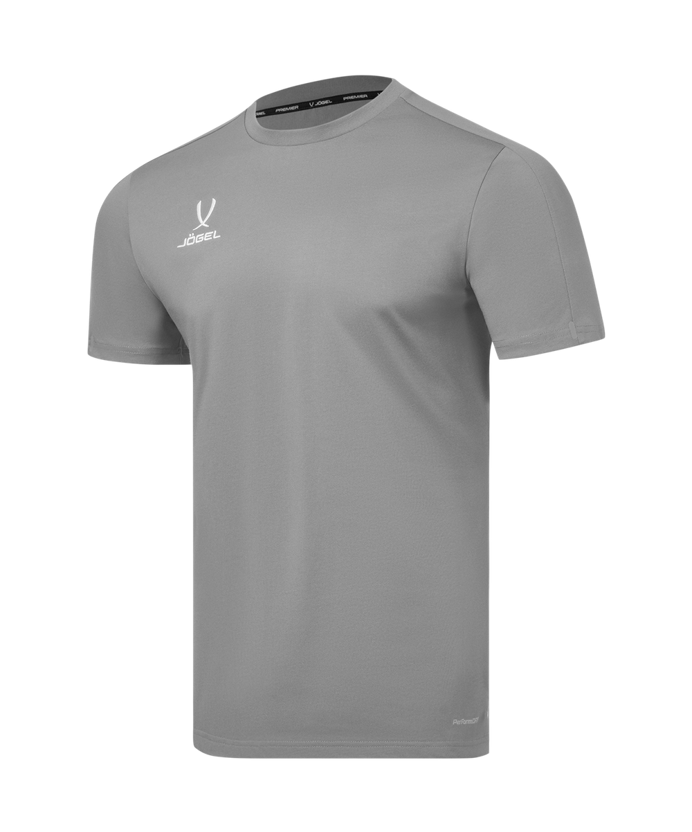 Футболка тренировочная JÖGEL PREMIER PerFormDRY TRN CVC Tee, серый