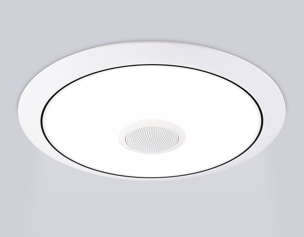 FZ710 WH белый IP20 40W 3000-6500K+RGB Music 370*56 (ПДУ ИК)