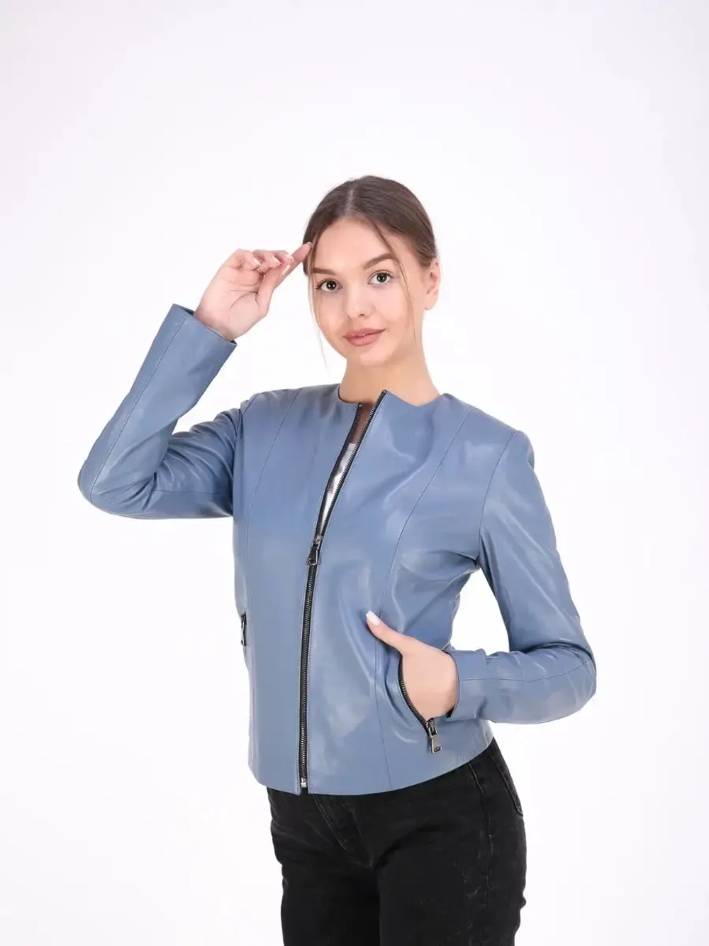 Куртка женская из натуральной кожи