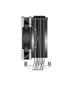ID-COOLING SE-214-XT BASIC 180W / PWM / all Intel / AMD AM4, AM5 / Screws