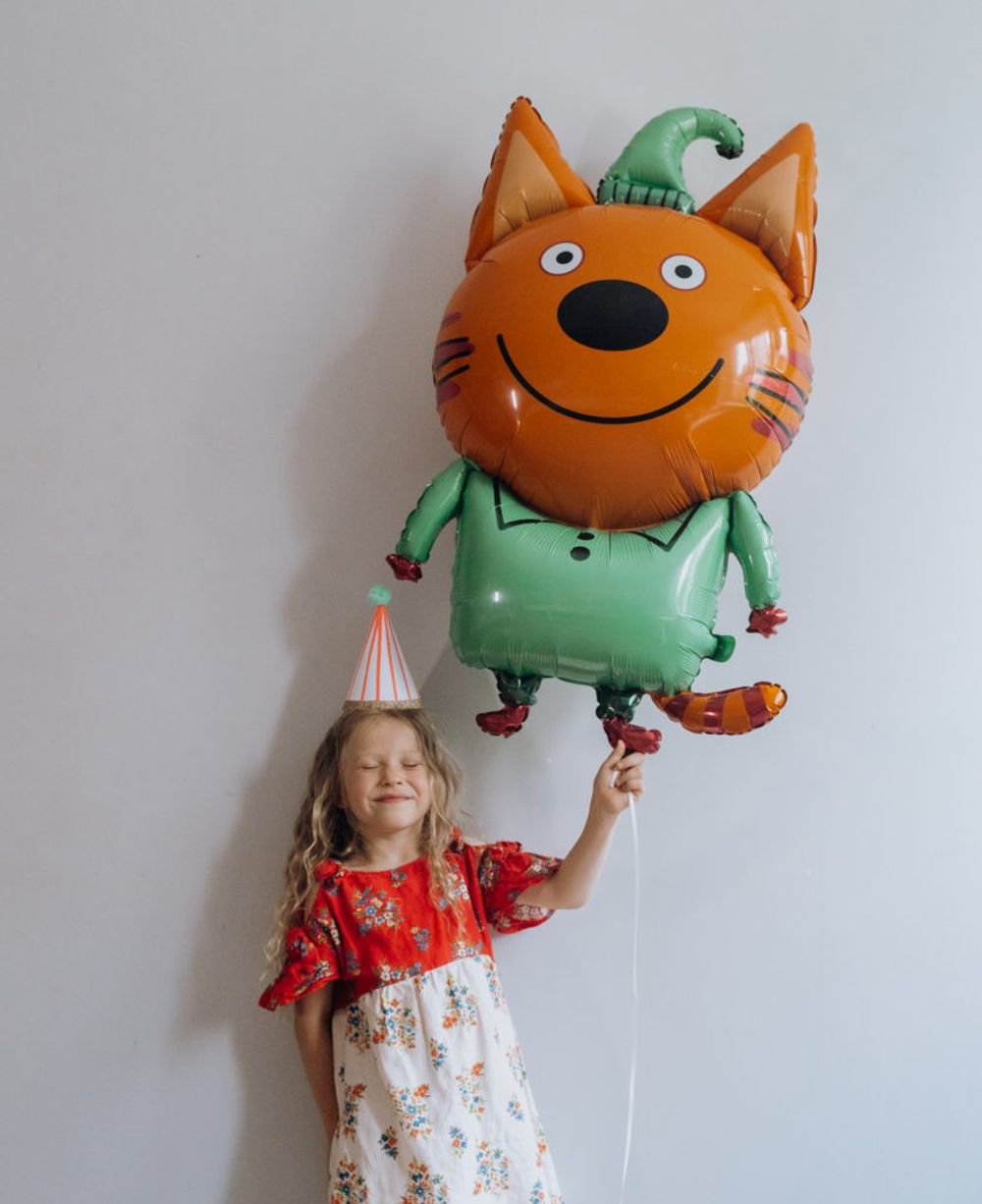 КОТ Шар фигура Компот Три кота  48"/123см(БГ-50)  Изображение4