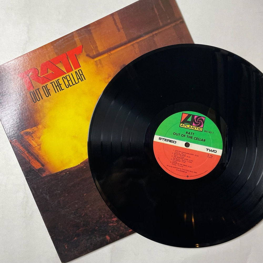 Винтажная виниловая пластинка LP Ratt Out Of The Cellar (USA 1988)