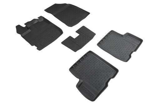 Резиновые коврики с высоким бортом для Renault Duster II 2021-н.в., Seintex.96179