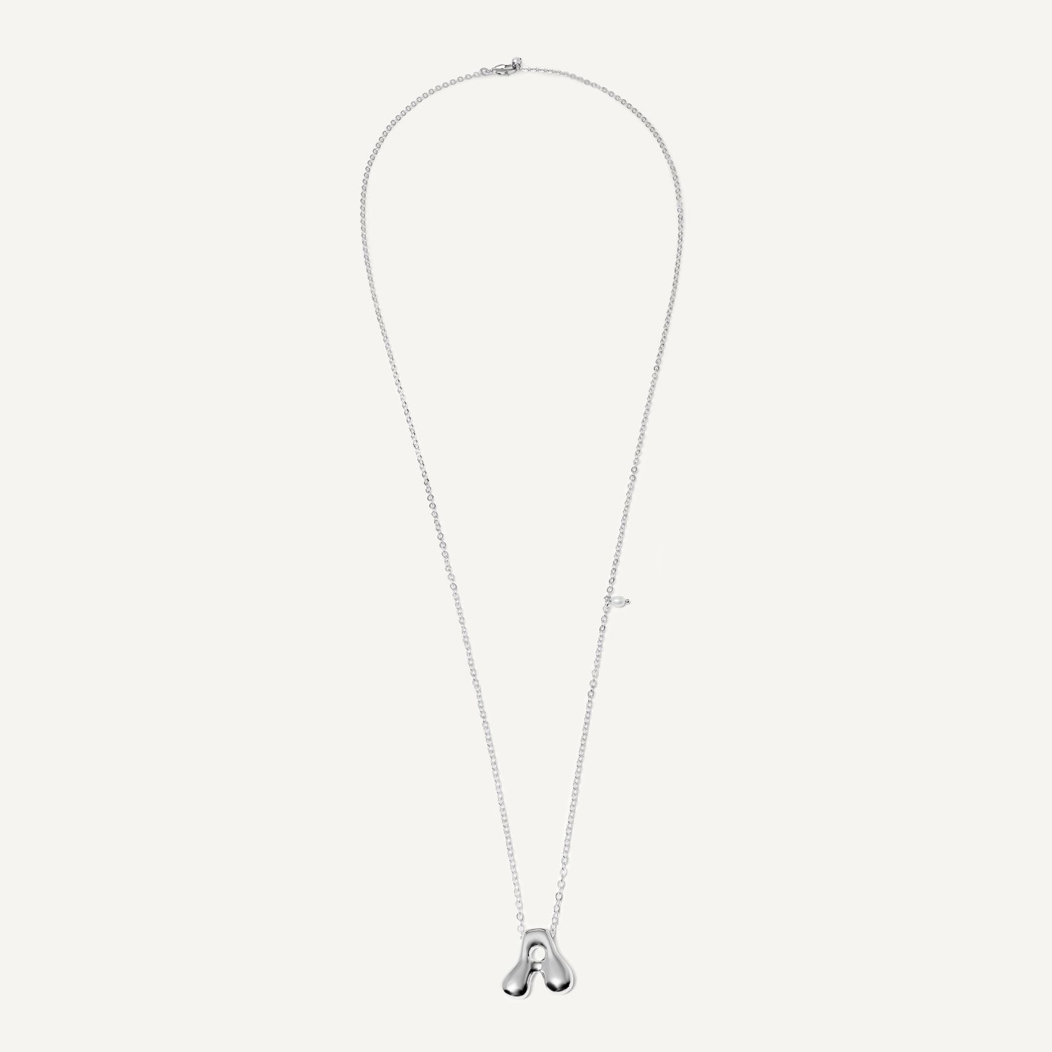 Колье My Puffy ABC Necklace - Silver