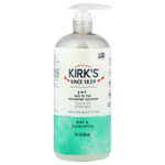 Kirk's, Питательное очищающее средство 3-в-1, мята и эвкалипт, 946 мл (32 жидк. Унции)