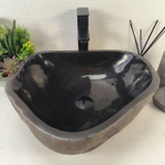 Раковина из речного камня RS-65251 46*42*15 0856