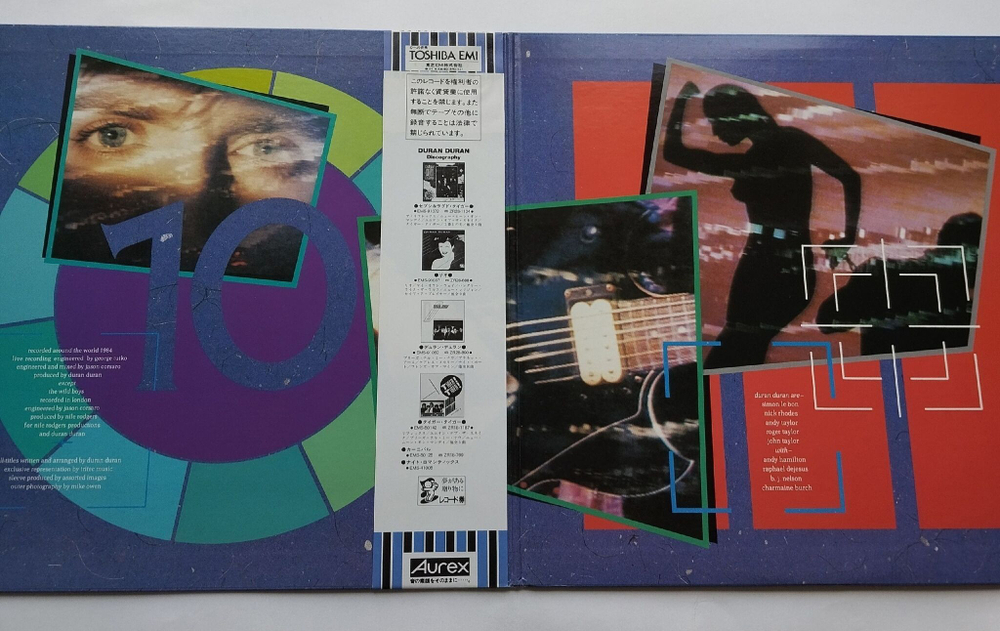 Винтажная виниловая пластинка LP Duran Duran Arena (Japan 1984) (Obi) New Religion