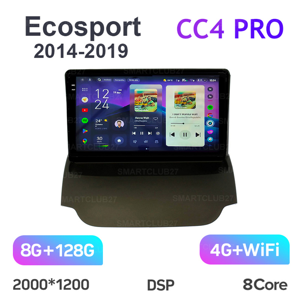 Teyes CC4 Pro 10,2" для Ford Ecosport 2014-2019