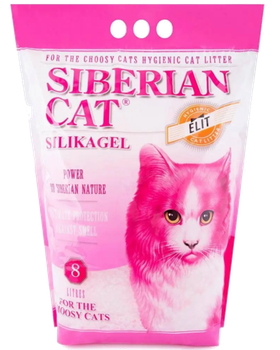 Сибирская Кошка Элита Розовые гранулы 8л.
