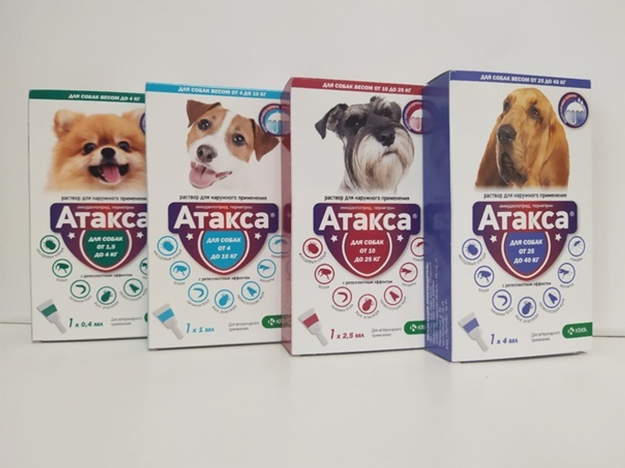 Чем заменить Адвантикс? Обзор препарата Атакса от KRKA 🐶