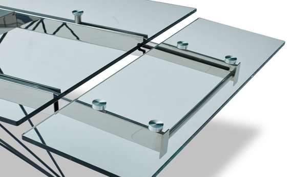 Стол раздвижной Everest 160-220х90 см, закаленное стекло