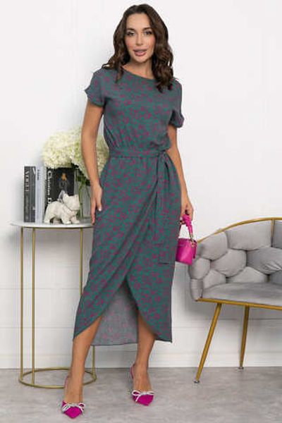 Платье Небесная симфония (зеленое) П15793-12М LT Collection