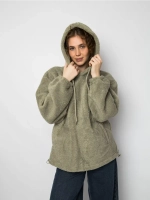 Толстовка плюшевая с капюшоном