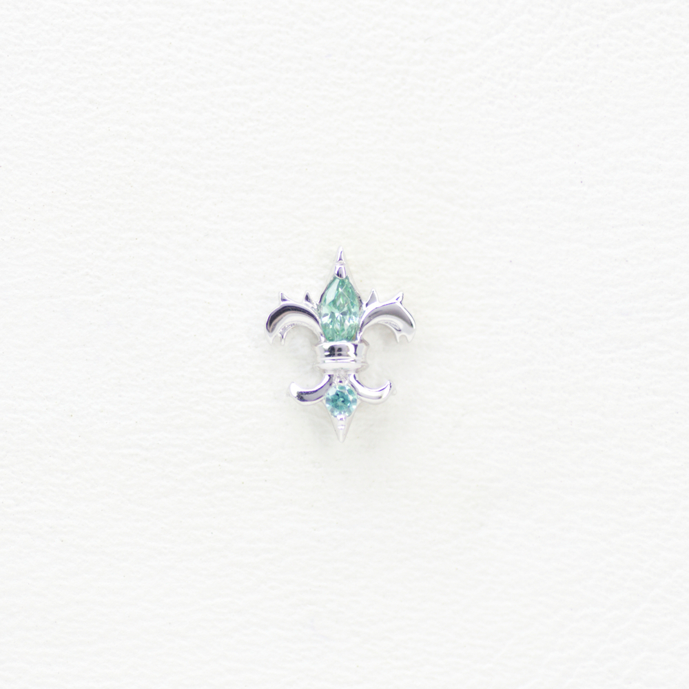 Fleur-de-Auris tops with colored gems
