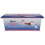 Brit Premium Воздушный паштет с кроликом для взрослых стерилизованных кошек 100 г