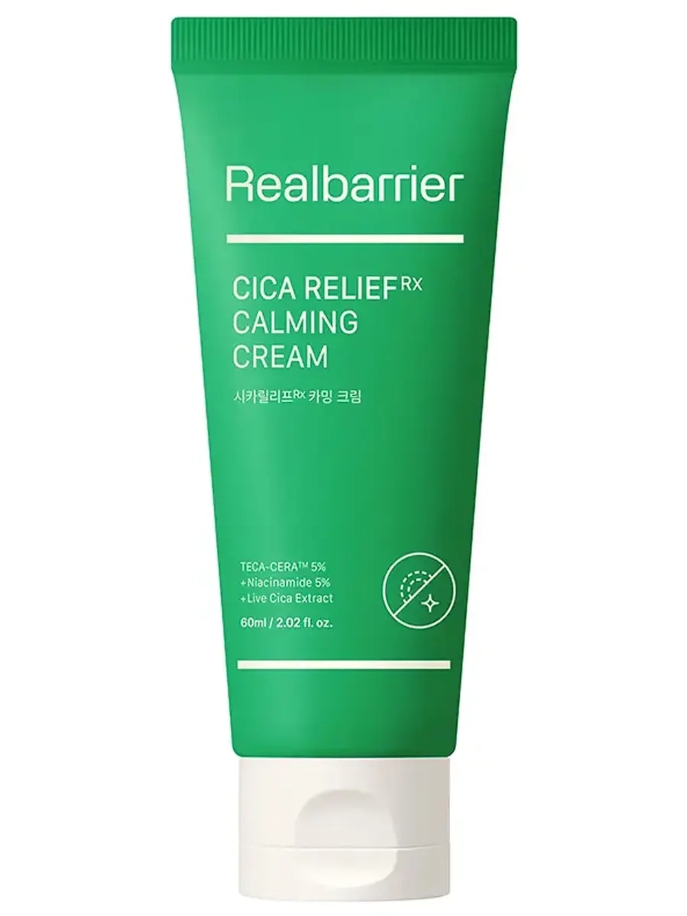 Real Barrier Успокаивающий крем с экстрактом центеллы и 5% ниацинамида Cicarelief Rx Calming Cream 60 мл