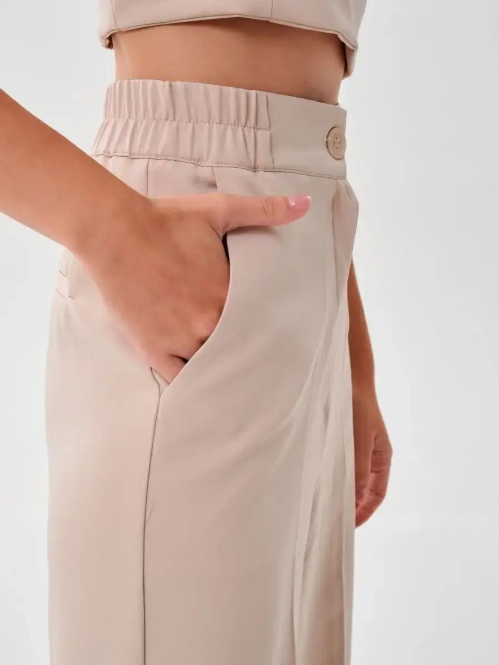 Брюки палаццо женские широкие