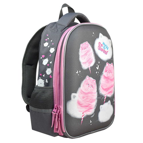 Ранец школьный арт.59294/ 10 КОТОВАТЫ (29х39.5х14 см,