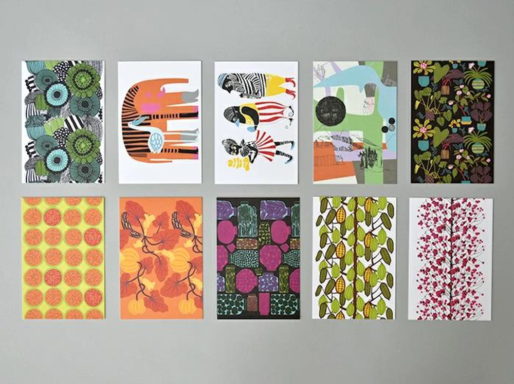 Marimekko Postcard Box. 100 Postcards
