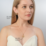 Подвеска «Оливки» из комбинированного золота