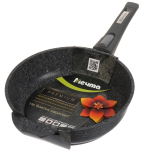 Сковорода алюминий, 24 см, антиприг, Мечта, Премиум, сер, 024901, съем руч