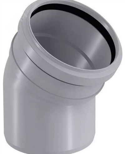 ПП Отвод канализационный серый 110х30