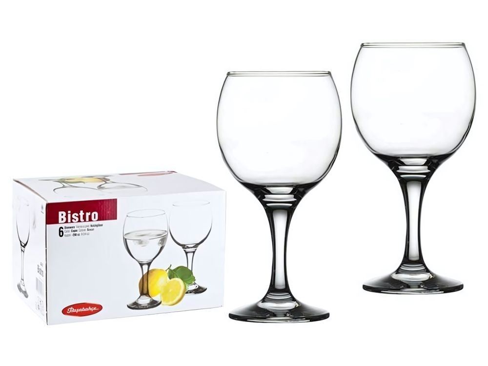Набор фужеров для воды "Bistro" 6шт 275мл