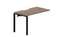 стол Strike 1180х680х750мм (с эргономичным вырезом) - приставной элемент