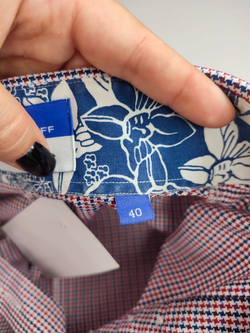 Блузка White Cuff приталенная 40 размер