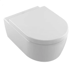 Унитаз подвесной Villeroy&Boch Avento 5656HR01 альпийский белый, безободковый, с крышкой микролифт
