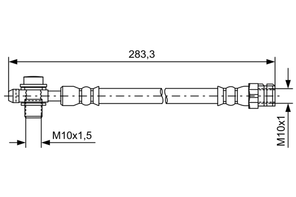 BOSCH - 1987481736-BOC - Brake Hose
