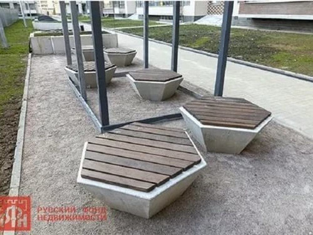 Скамья Мозаика (без спинки)