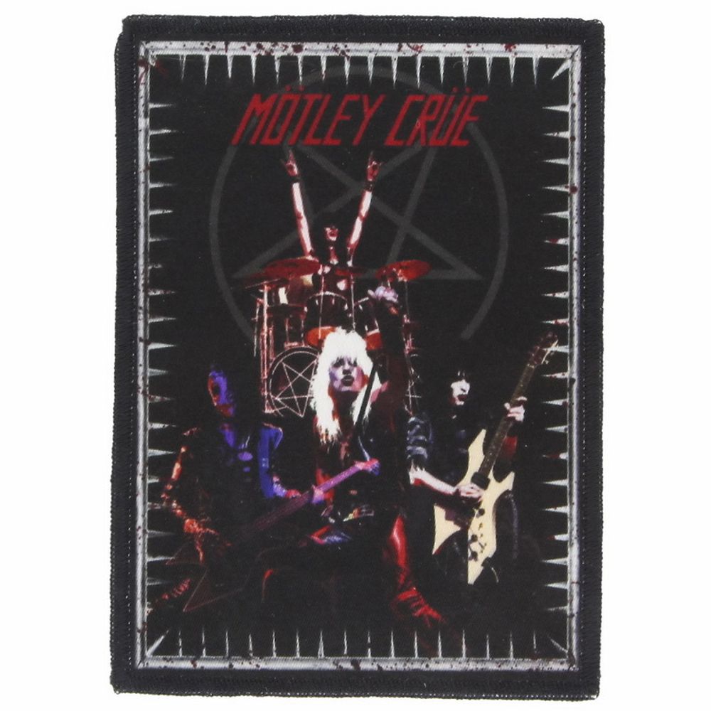 Нашивка Motley Crue группа (969)