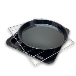 Мини-печь Ginzzu HOT-143 black, 45л, 6 режимов, гриль, конвекция, подсветка, таймер, вертел 1800Вт