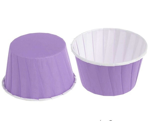 Капсулы с усиленным краем, 50*40 мм, сиренево-белые ламинация, 10 шт/упак